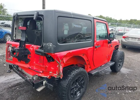 2016 Jeep Wrangler Willys Wheeler from USA, damaged, VIN 1C4AJWAG2GL191543